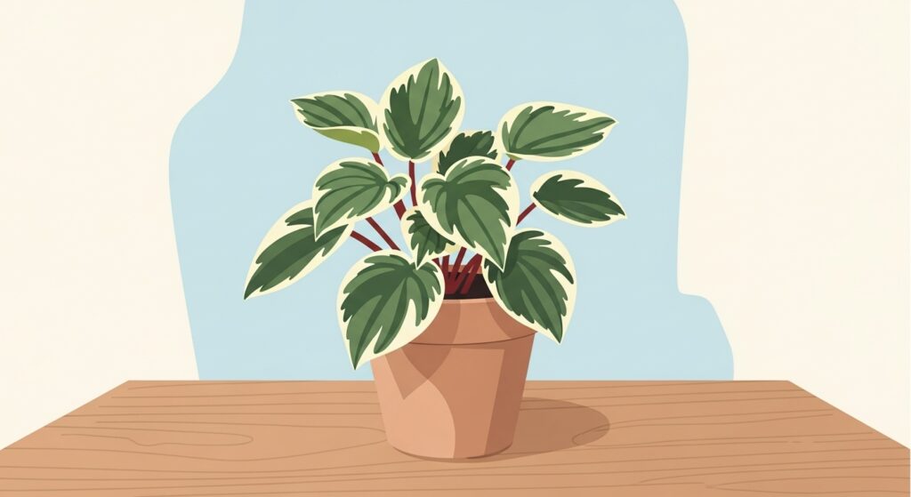 Peperomia Obtusifolia 'Variegata'