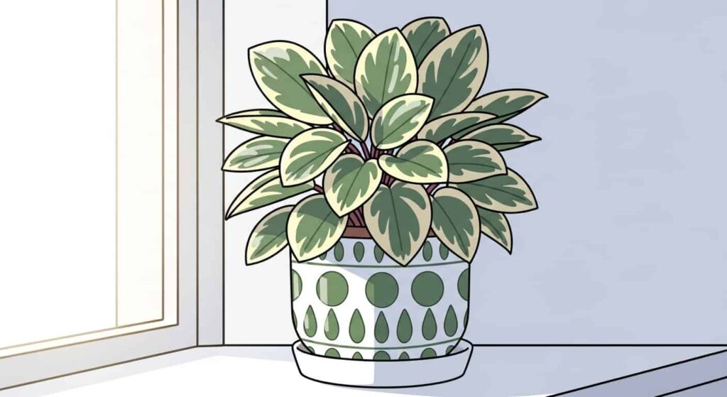 Peperomia Obtusifolia Alba