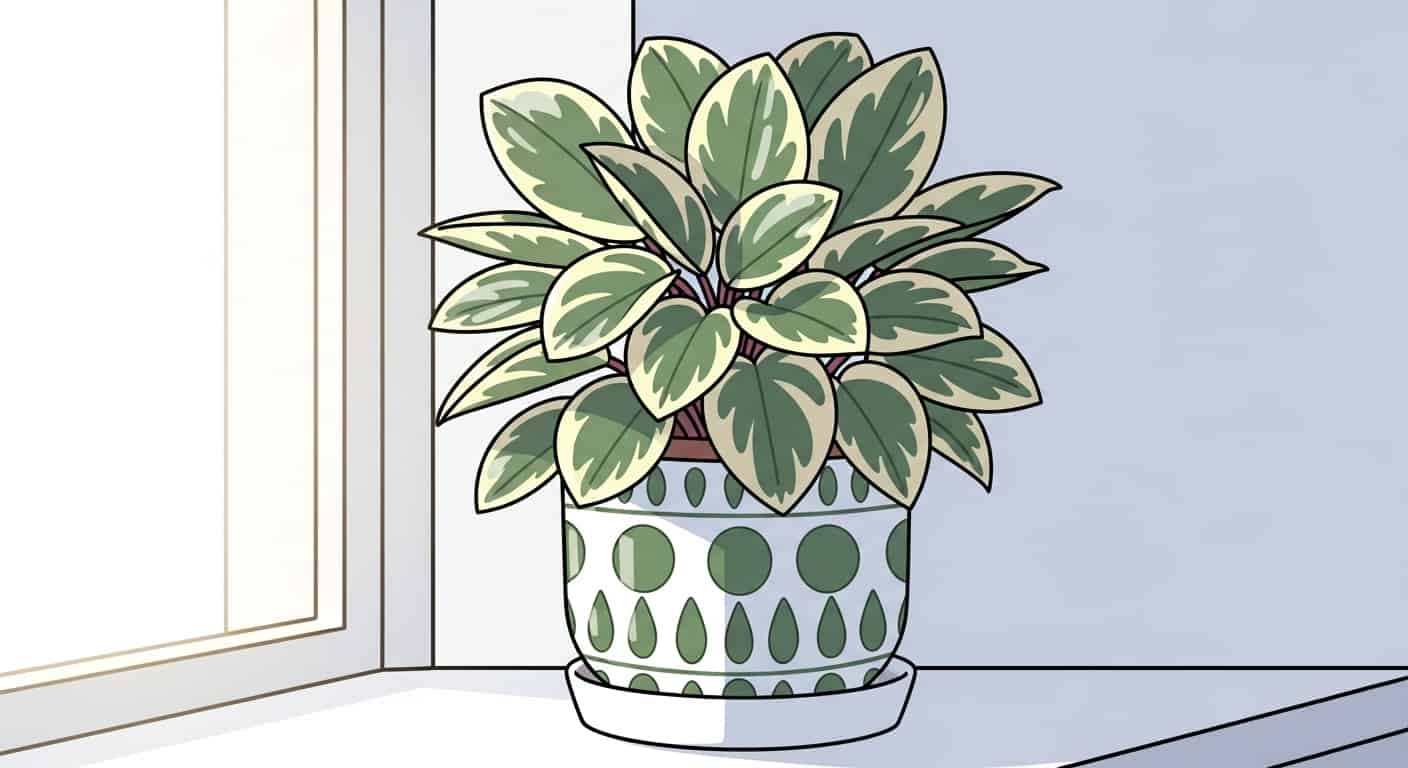 Peperomia Obtusifolia Alba